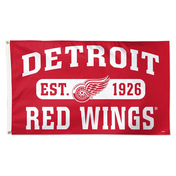 Detroit Red Wings established Flag - Deluxe 3' X 5'