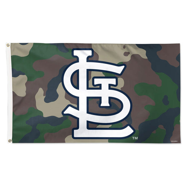 St. Louis Cardinals camo Flag - Deluxe 3' X 5'