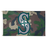 Seattle Mariners camo Flag - Deluxe 3' X 5'