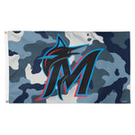 Miami Marlins camo Flag - Deluxe 3' X 5'