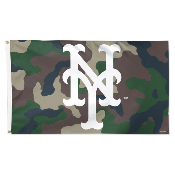 New York Mets camo Flag - Deluxe 3' X 5'