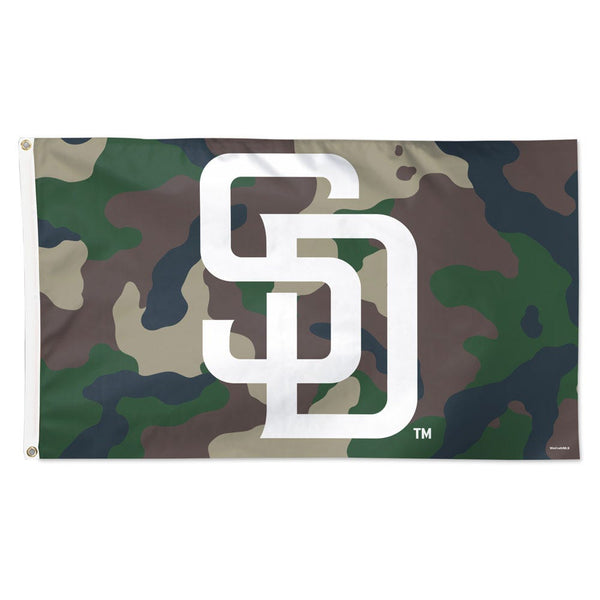 San Diego Padres camo Flag - Deluxe 3' X 5'