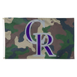 Colorado Rockies camo Flag - Deluxe 3' X 5'
