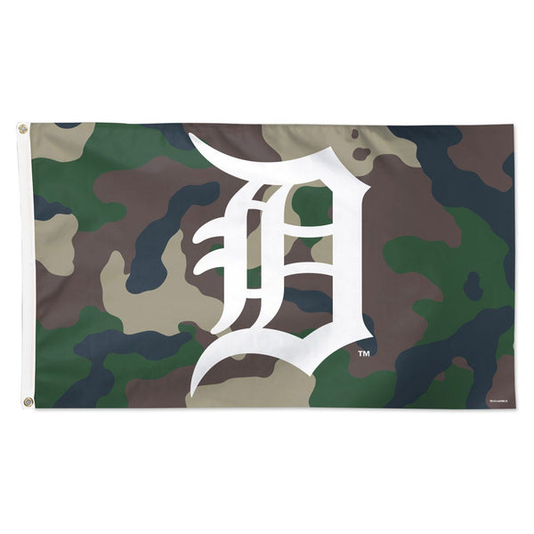 Detroit Tigers camo Flag - Deluxe 3' X 5'