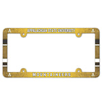 Appalachian State Mountaineers Lic Plate Frame Full Color
