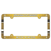Appalachian State Mountaineers Lic Plate Frame Full Color