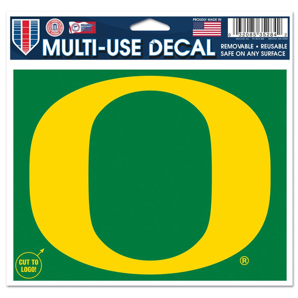 Oregon Ducks Multi-Use Decal - cut to logo 5" x 6"