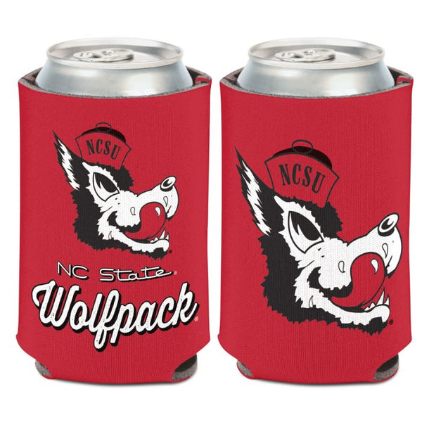 Wholesale-NC State Wolfpack /College Vault SLOBBERING WOLF Can Cooler 12 oz.