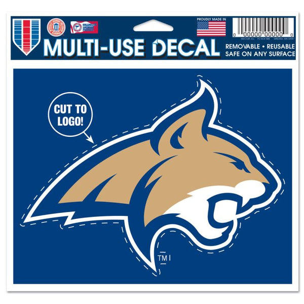 Wholesale-Montana State Bobcats Multi-Use Decal - cut to logo 5" x 6"