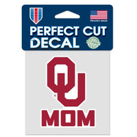 Wholesale-Oklahoma Sooners MOM Perfect Cut Color Decal 4" x 4"