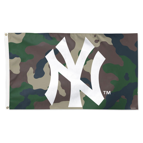 New York Yankees camo Flag - Deluxe 3' X 5'