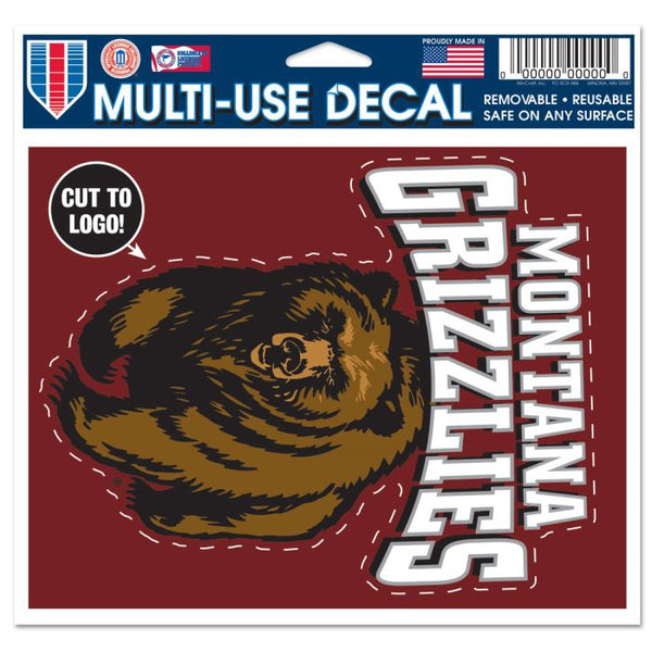 Wholesale-Montana Grizzlies Multi-Use Decal - cut to logo 5" x 6"