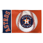 Houston Astros baseball Flag - Deluxe 3' X 5'