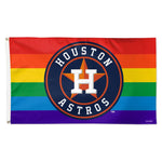 Houston Astros pride Flag - Deluxe 3' X 5'
