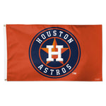 Houston Astros orange Flag - Deluxe 3' X 5'