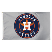 Houston Astros gray Flag - Deluxe 3' X 5'