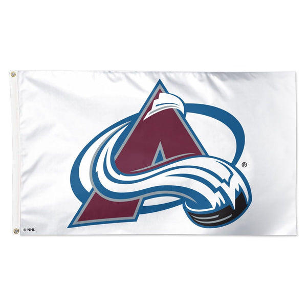 Colorado Avalanche white Flag - Deluxe 3' X 5'
