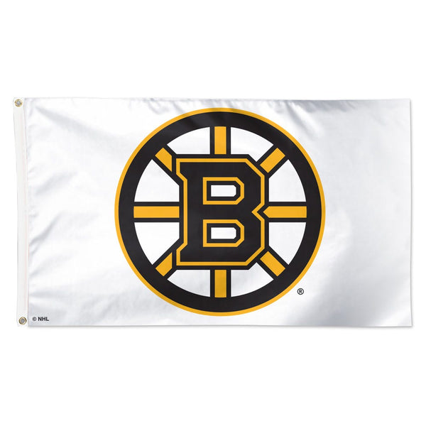 Boston Bruins white Flag - Deluxe 3' X 5'