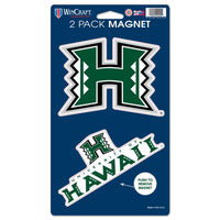 Wholesale-Hawaii Warriors 2 Pack Magnets 5" x 9"