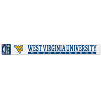 West Virginia Mountaineers Perfect Cut Decals 2" x 17"