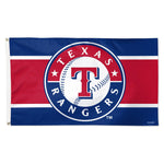 Texas Rangers H STRIPE Flag - Deluxe 3' X 5'