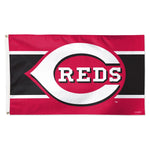 Cincinnati Reds H STRIPE Flag - Deluxe 3' X 5'