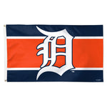 Detroit Tigers H STRIPE Flag - Deluxe 3' X 5'