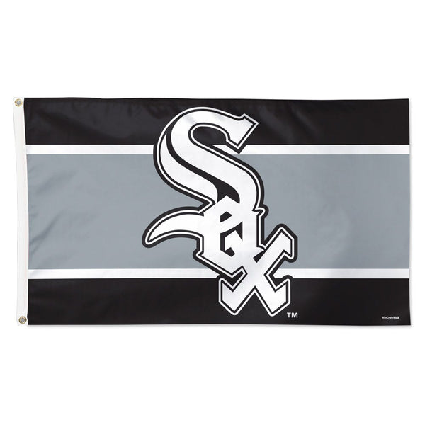 Chicago White Sox H STRIPE Flag - Deluxe 3' X 5'