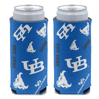 Wholesale-Buffalo Bulls scatterprint 12 oz Slim Can Cooler