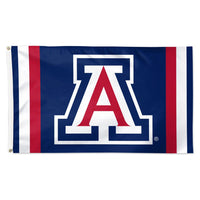 Arizona Wildcats VERTICAL STRIPES Flag - Deluxe 3' X 5'