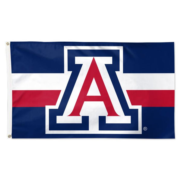Wholesale-Arizona Wildcats Horizontal Jersey Stripes Flag - Deluxe 3' X 5'