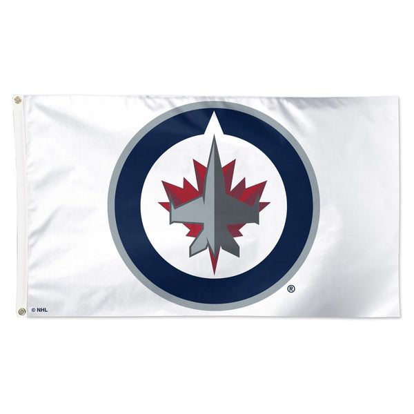 Winnipeg Jets white Flag - Deluxe 3' X 5'