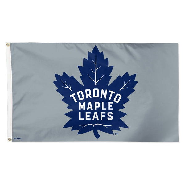 Toronto Maple Leafs gray Flag - Deluxe 3' X 5'