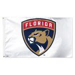 Florida Panthers white Flag - Deluxe 3' X 5'