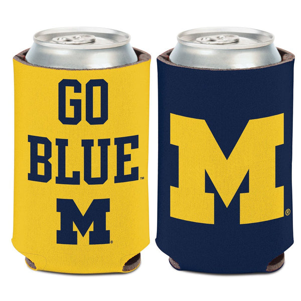 Michigan Wolverines SLOGAN Can Cooler 12 oz.