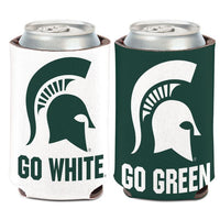 Wholesale-Michigan State Spartans SLOGAN Can Cooler 12 oz.