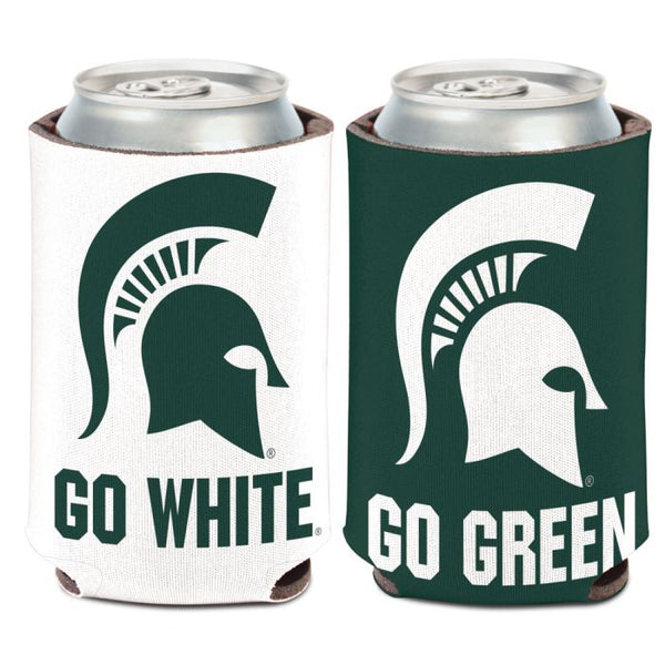 Wholesale-Michigan State Spartans SLOGAN Can Cooler 12 oz.