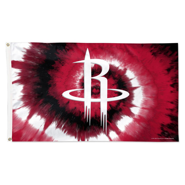 Houston Rockets TDYE Flag - Deluxe 3' X 5'