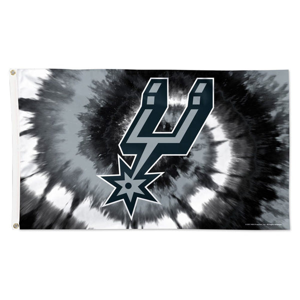 San Antonio Spurs TDYE Flag - Deluxe 3' X 5'