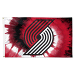 Portland Trail Blazers TDYE Flag - Deluxe 3' X 5'