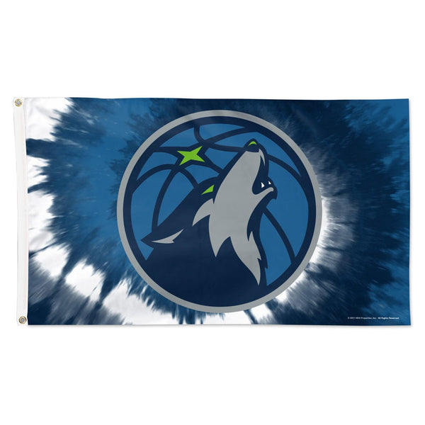 Minnesota Timberwolves TDYE Flag - Deluxe 3' X 5'