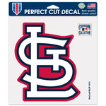 St. Louis Cardinals Retro Logo Perfect Cut Color Decal 8" x 8"