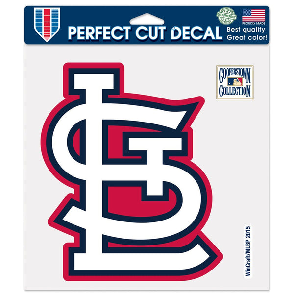St. Louis Cardinals Retro Logo Perfect Cut Color Decal 8" x 8"