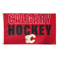 Calgary Flames location Flag - Deluxe 3' X 5'