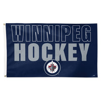 Winnipeg Jets Location Flag - Deluxe 3' X 5'