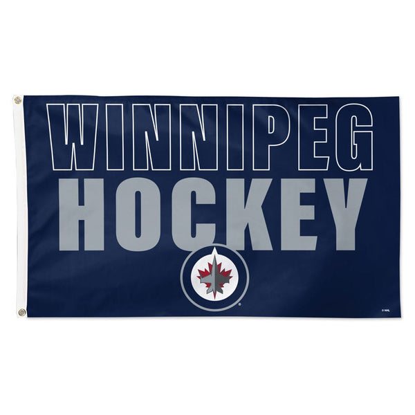 Winnipeg Jets Location Flag - Deluxe 3' X 5'