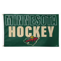 Minnesota Wild location Flag - Deluxe 3' X 5'