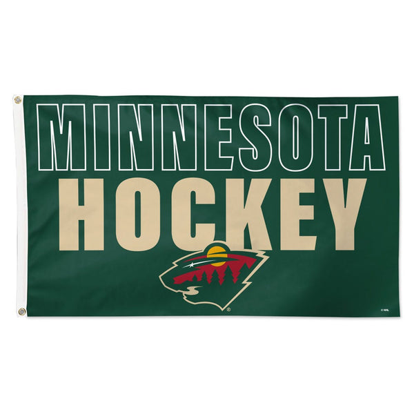 Minnesota Wild location Flag - Deluxe 3' X 5'