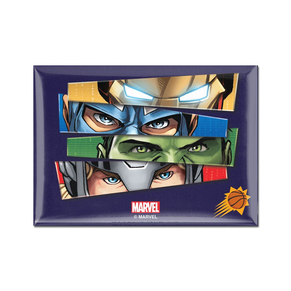 Phoenix Suns / Marvel (C) 2021 Marvel Metal Magnet 2.5" x 3.5"