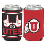 Wholesale-Utah Utes SLOGAN Can Cooler 12 oz.